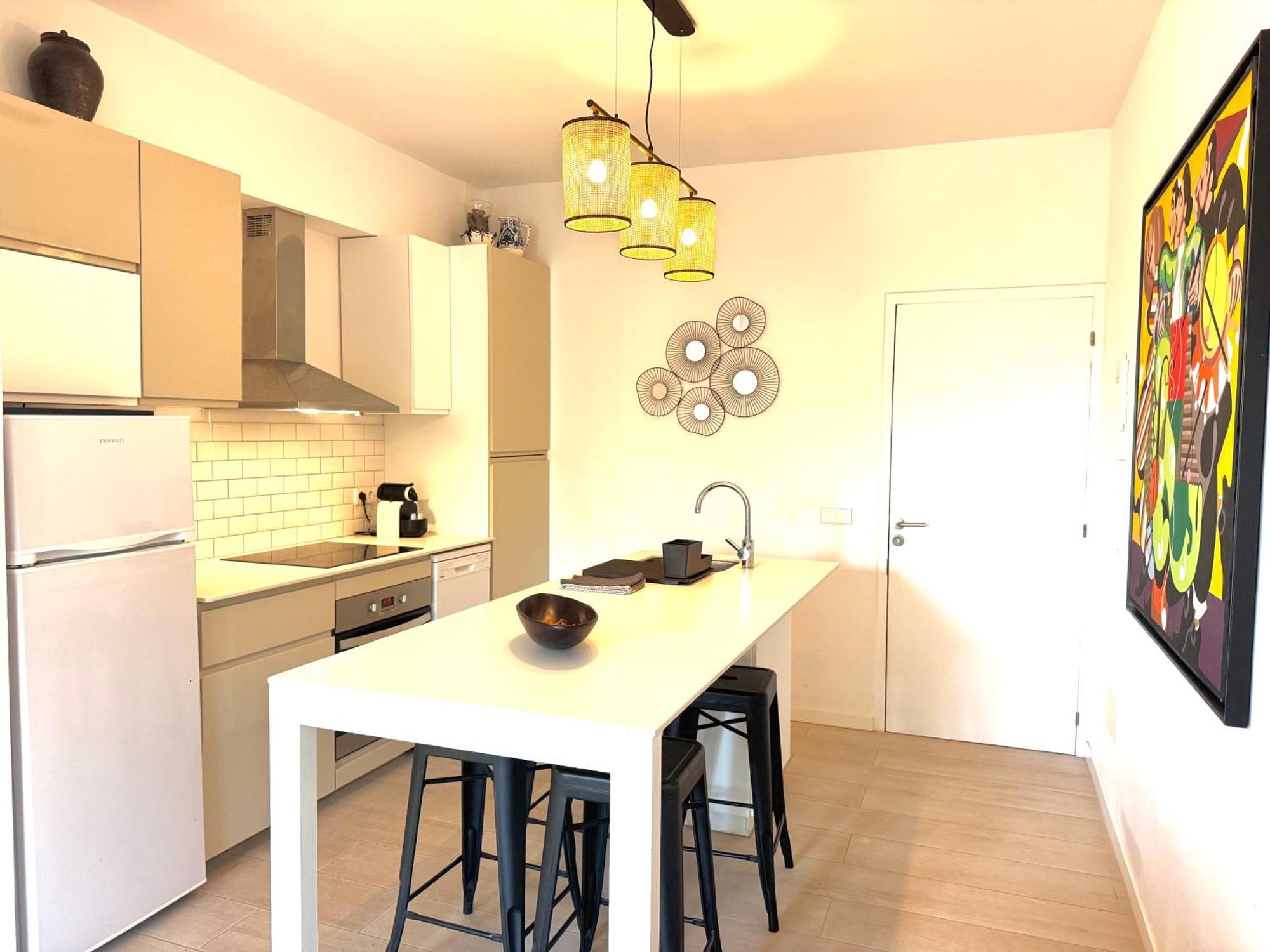 Appartement Nobe Es Pujols Proche Plage, Vue Mer Esterno foto